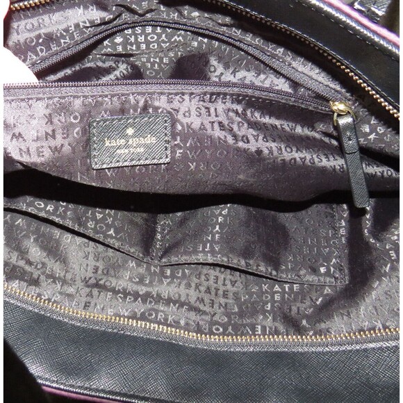 Kate Spade New York Purple Zip Nylon Tote Bag ----AS IS---READ READ READ---- - Picture 8 of 16